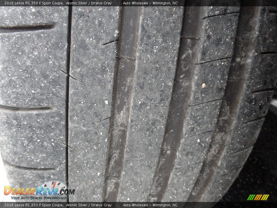 2016 Lexus RC 350 F Sport Coupe Atomic Silver / Stratus Gray Photo #9