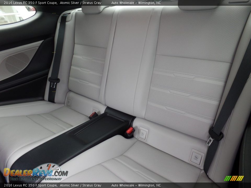 2016 Lexus RC 350 F Sport Coupe Atomic Silver / Stratus Gray Photo #12