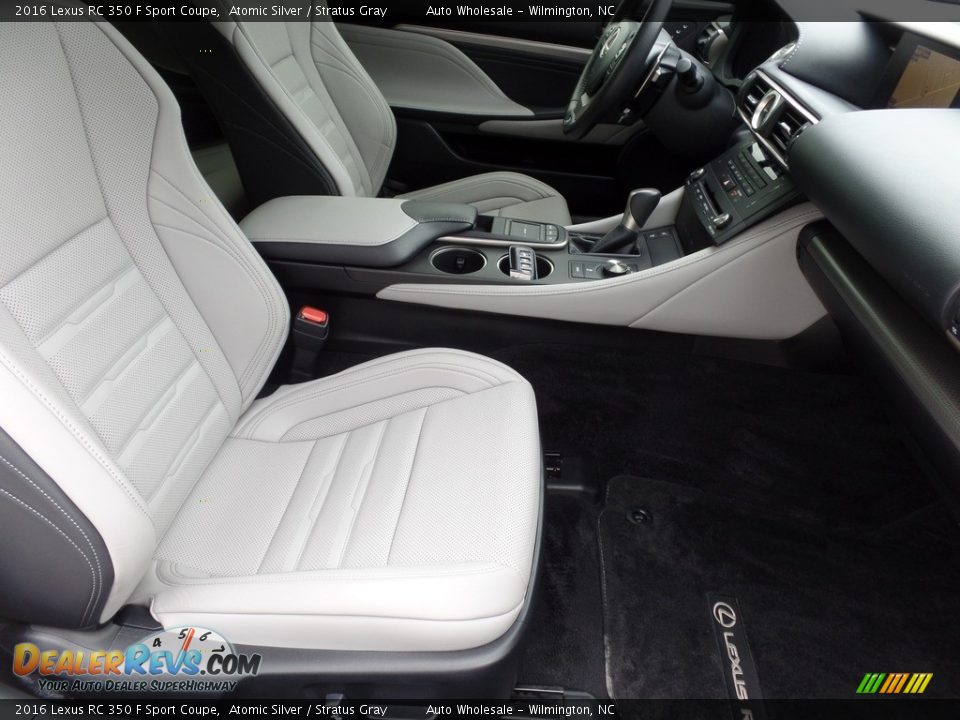 2016 Lexus RC 350 F Sport Coupe Atomic Silver / Stratus Gray Photo #13
