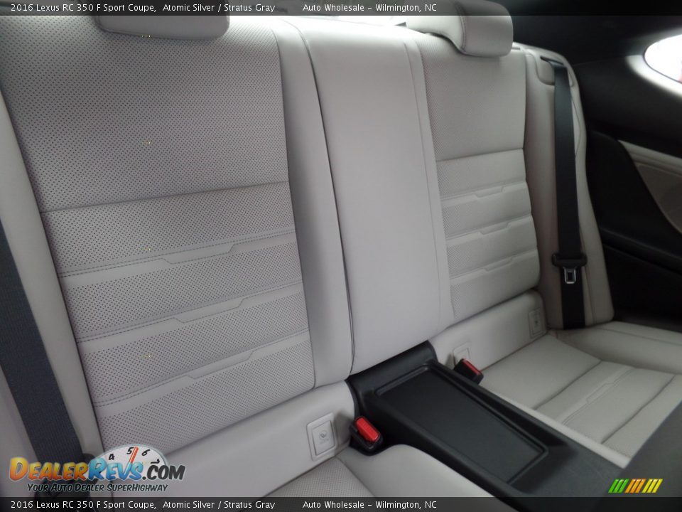 2016 Lexus RC 350 F Sport Coupe Atomic Silver / Stratus Gray Photo #14