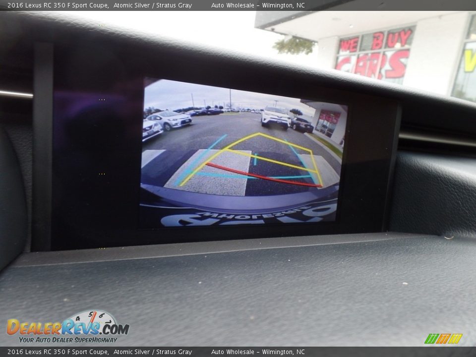 2016 Lexus RC 350 F Sport Coupe Atomic Silver / Stratus Gray Photo #18