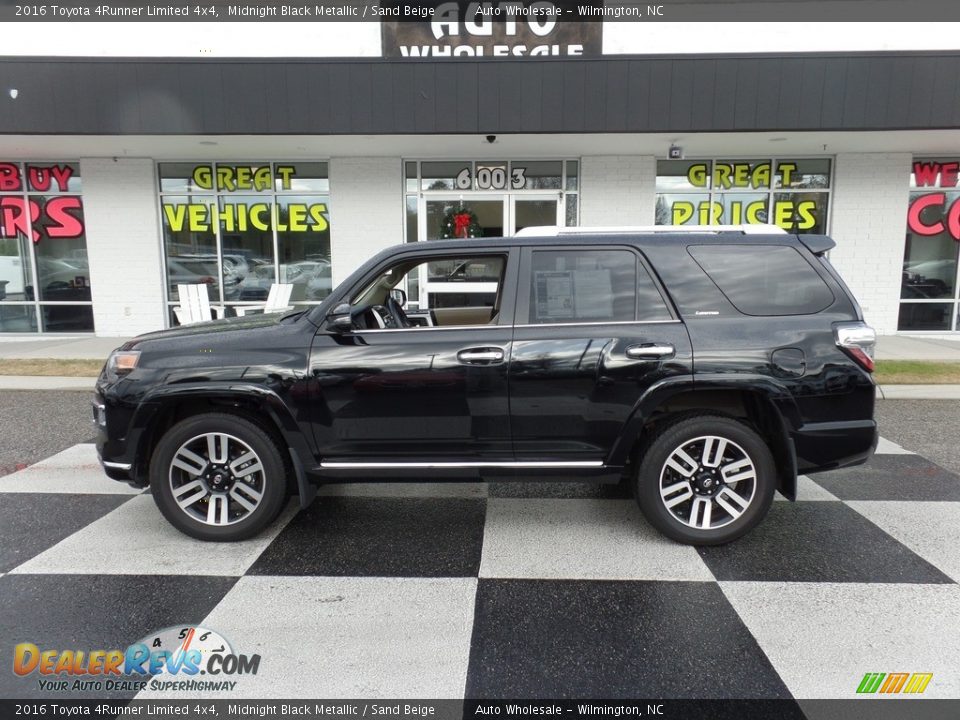 2016 Toyota 4Runner Limited 4x4 Midnight Black Metallic / Sand Beige Photo #1