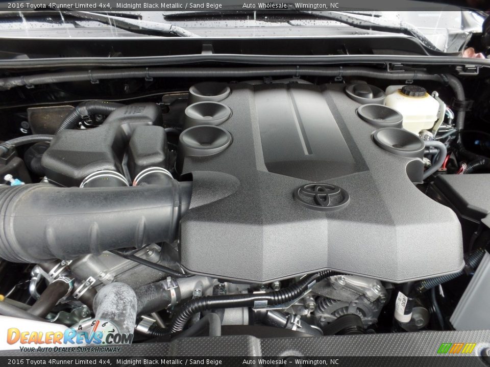 2016 Toyota 4Runner Limited 4x4 Midnight Black Metallic / Sand Beige Photo #6
