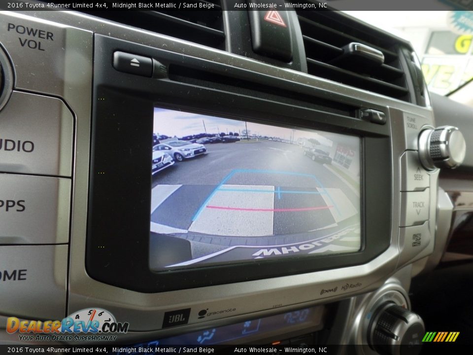 2016 Toyota 4Runner Limited 4x4 Midnight Black Metallic / Sand Beige Photo #18