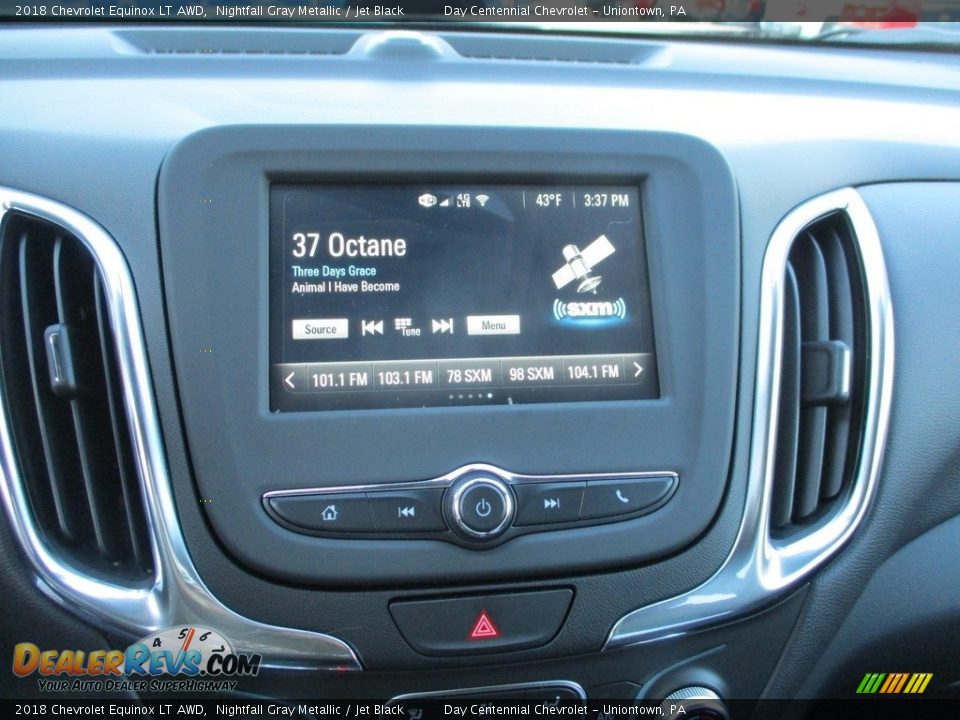 2018 Chevrolet Equinox LT AWD Nightfall Gray Metallic / Jet Black Photo #5