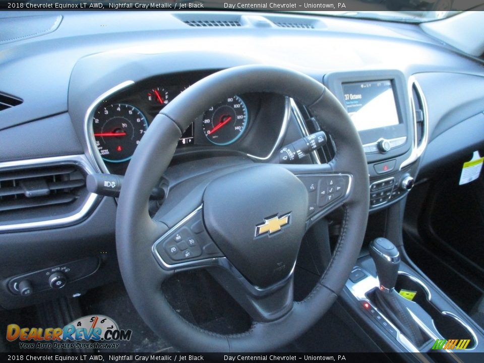 2018 Chevrolet Equinox LT AWD Nightfall Gray Metallic / Jet Black Photo #13