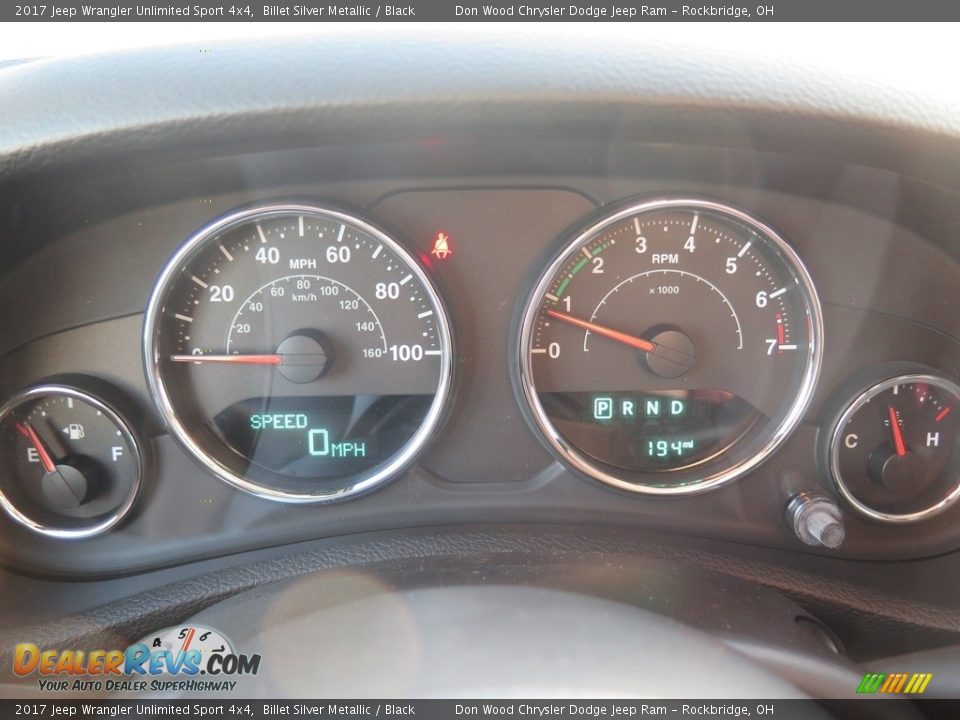 2017 Jeep Wrangler Unlimited Sport 4x4 Billet Silver Metallic / Black Photo #13