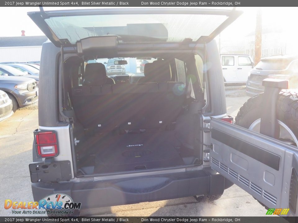 2017 Jeep Wrangler Unlimited Sport 4x4 Billet Silver Metallic / Black Photo #19