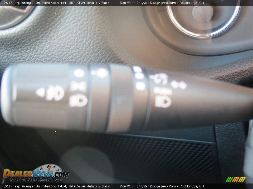 2017 Jeep Wrangler Unlimited Sport 4x4 Billet Silver Metallic / Black Photo #24