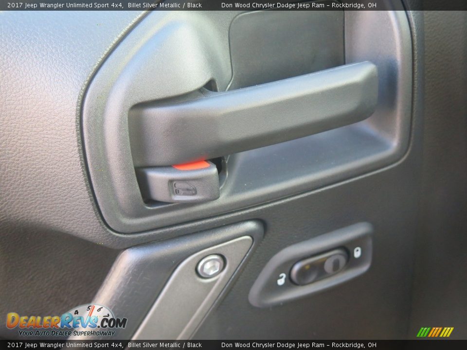 2017 Jeep Wrangler Unlimited Sport 4x4 Billet Silver Metallic / Black Photo #27