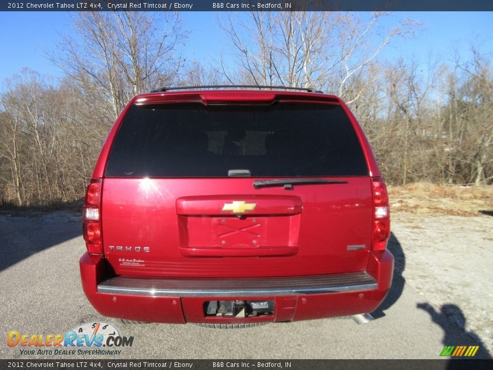 2012 Chevrolet Tahoe LTZ 4x4 Crystal Red Tintcoat / Ebony Photo #6