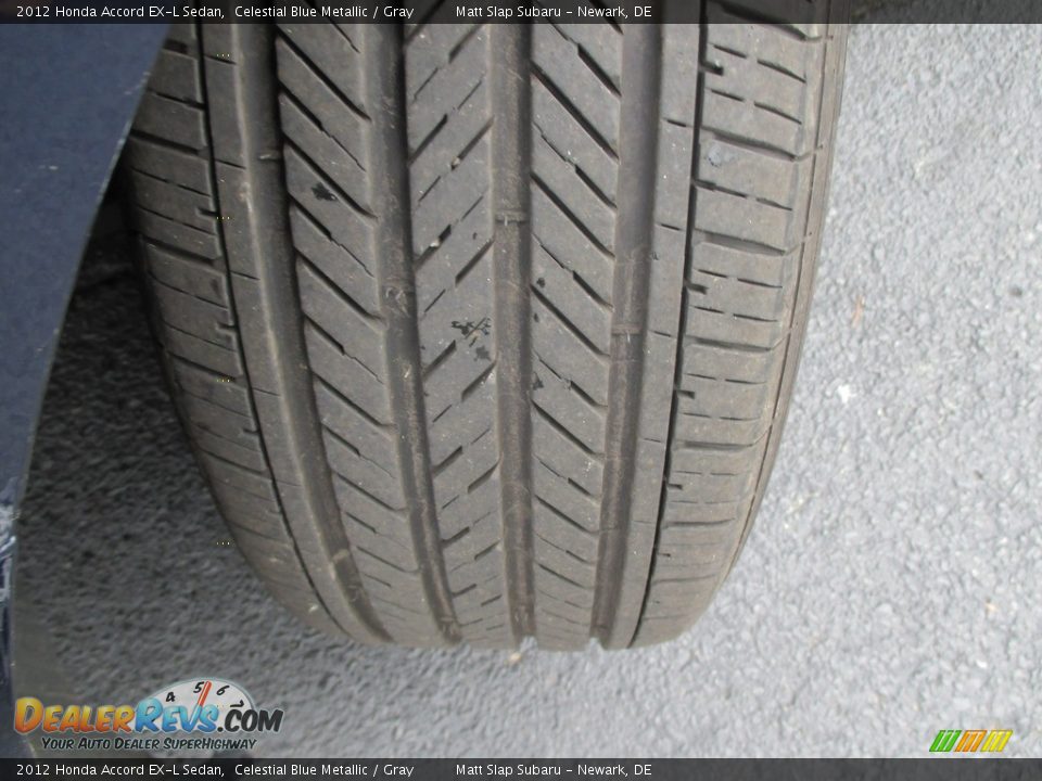 2012 Honda Accord EX-L Sedan Celestial Blue Metallic / Gray Photo #24
