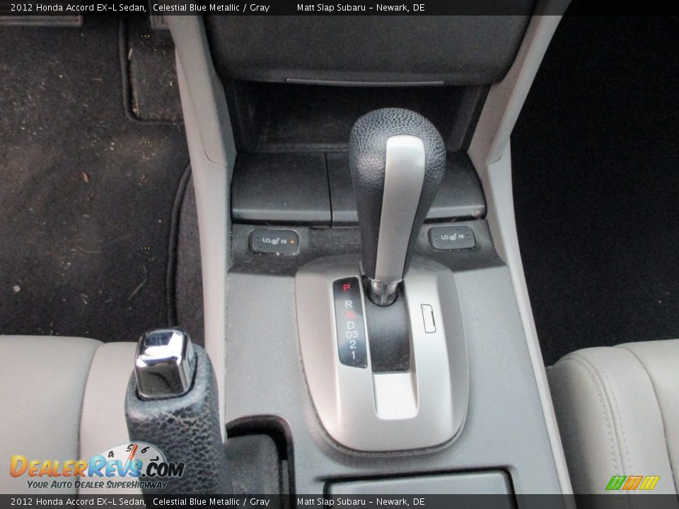 2012 Honda Accord EX-L Sedan Celestial Blue Metallic / Gray Photo #27