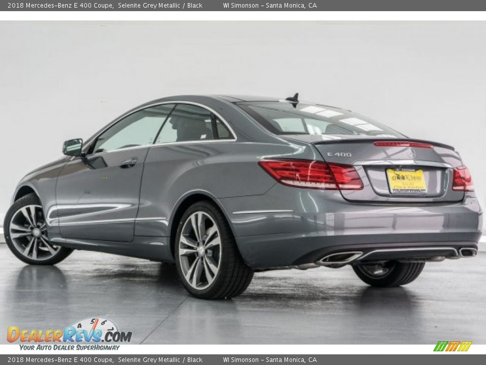 2018 Mercedes-Benz E 400 Coupe Selenite Grey Metallic / Black Photo #3