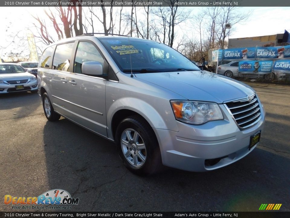 2010 Chrysler Town & Country Touring Bright Silver Metallic / Dark Slate Gray/Light Shale Photo #3