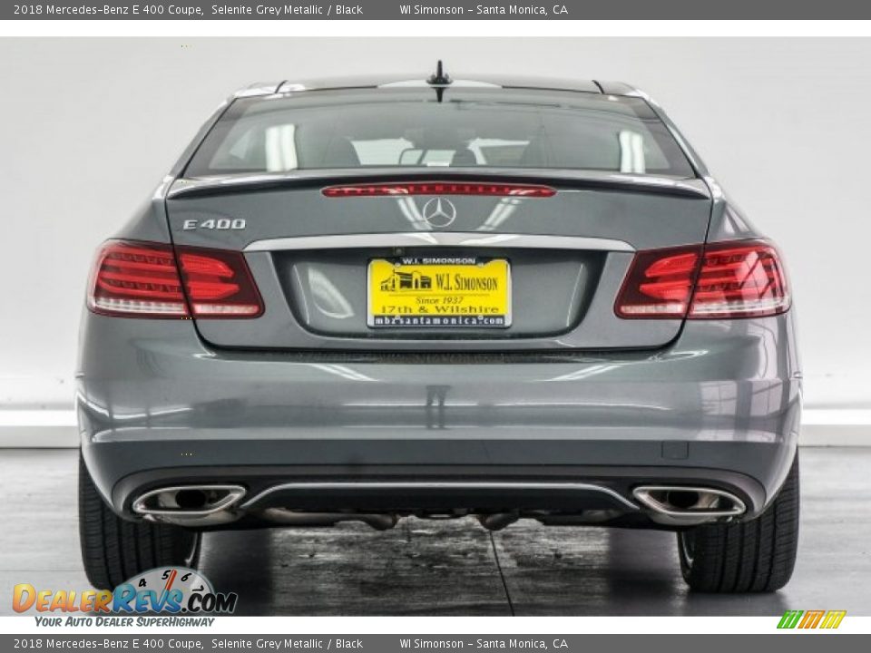2018 Mercedes-Benz E 400 Coupe Selenite Grey Metallic / Black Photo #4