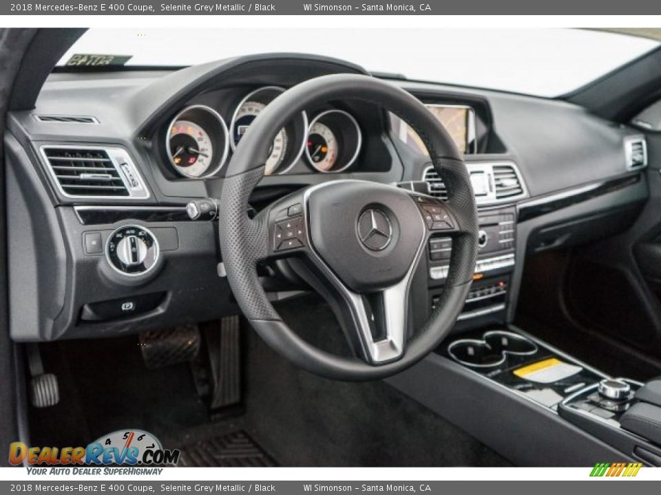2018 Mercedes-Benz E 400 Coupe Selenite Grey Metallic / Black Photo #6