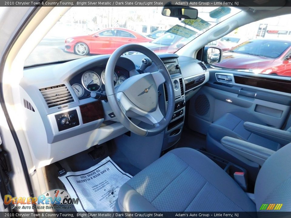 2010 Chrysler Town & Country Touring Bright Silver Metallic / Dark Slate Gray/Light Shale Photo #10