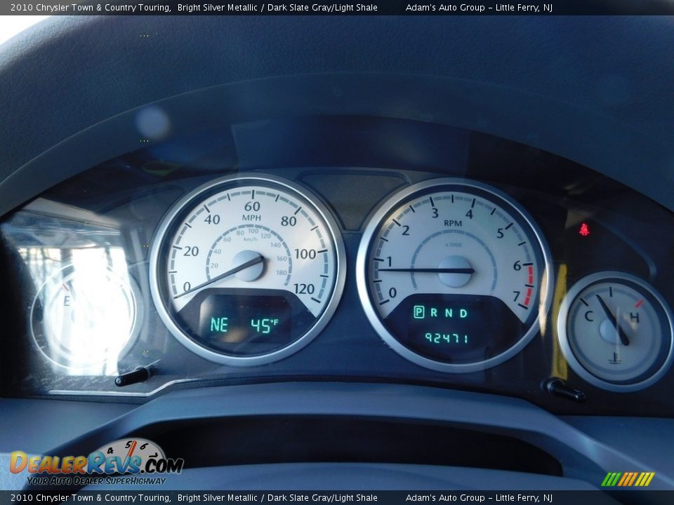 2010 Chrysler Town & Country Touring Bright Silver Metallic / Dark Slate Gray/Light Shale Photo #33