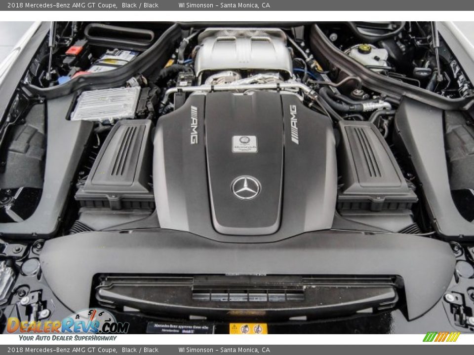 2018 Mercedes-Benz AMG GT Coupe 4.0 Liter AMG Twin-Turbocharged DOHC 32-Valve VVT V8 Engine Photo #9