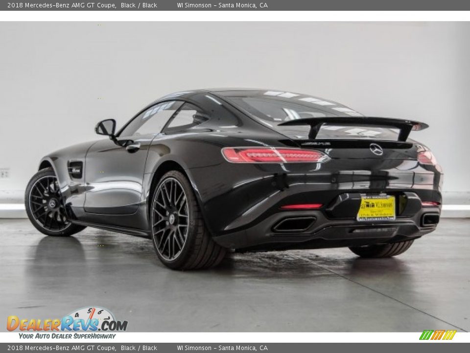 2018 Mercedes-Benz AMG GT Coupe Black / Black Photo #10
