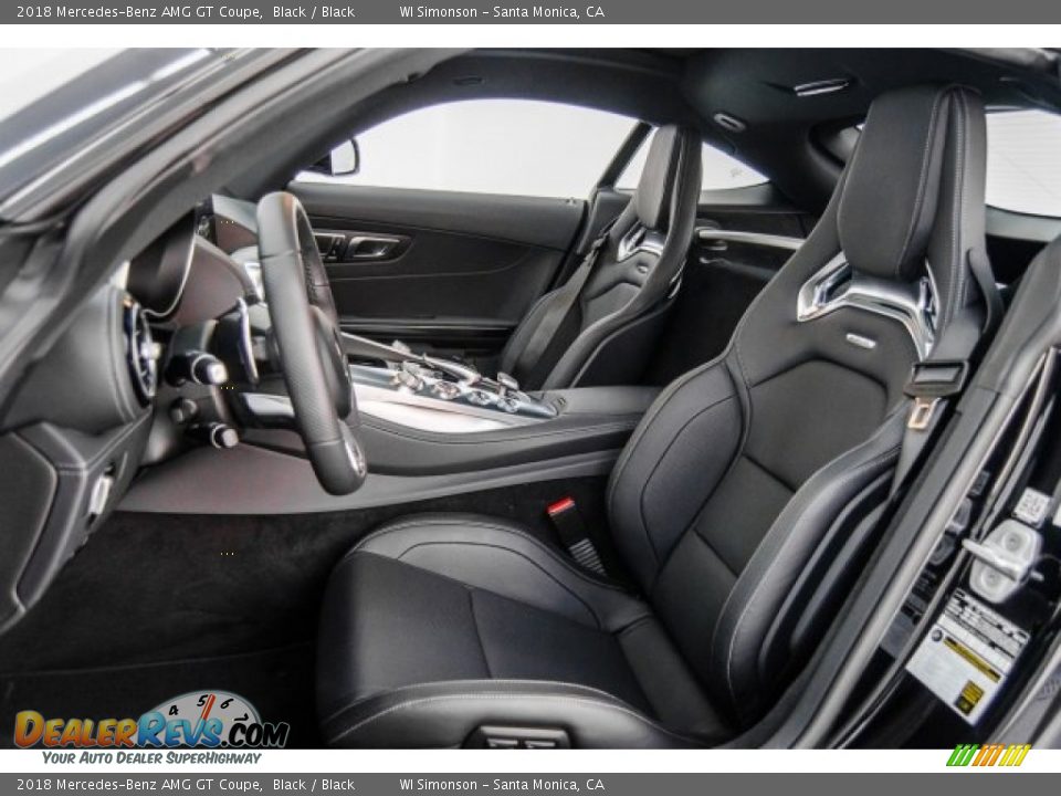 Black Interior - 2018 Mercedes-Benz AMG GT Coupe Photo #23
