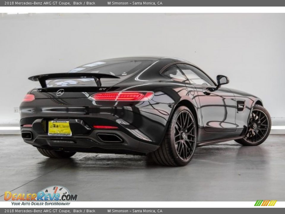 2018 Mercedes-Benz AMG GT Coupe Black / Black Photo #24