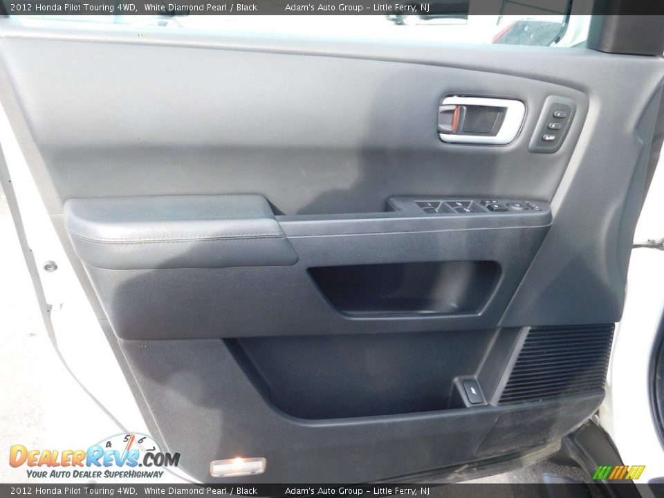 2012 Honda Pilot Touring 4WD White Diamond Pearl / Black Photo #12