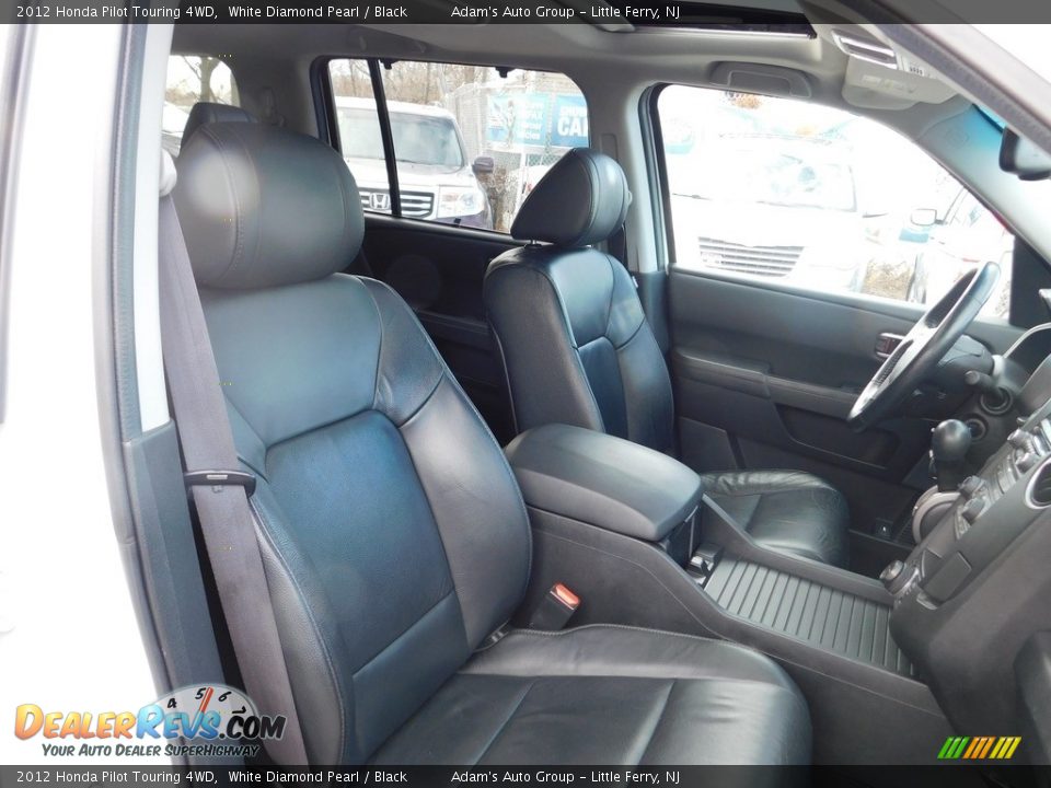 2012 Honda Pilot Touring 4WD White Diamond Pearl / Black Photo #17