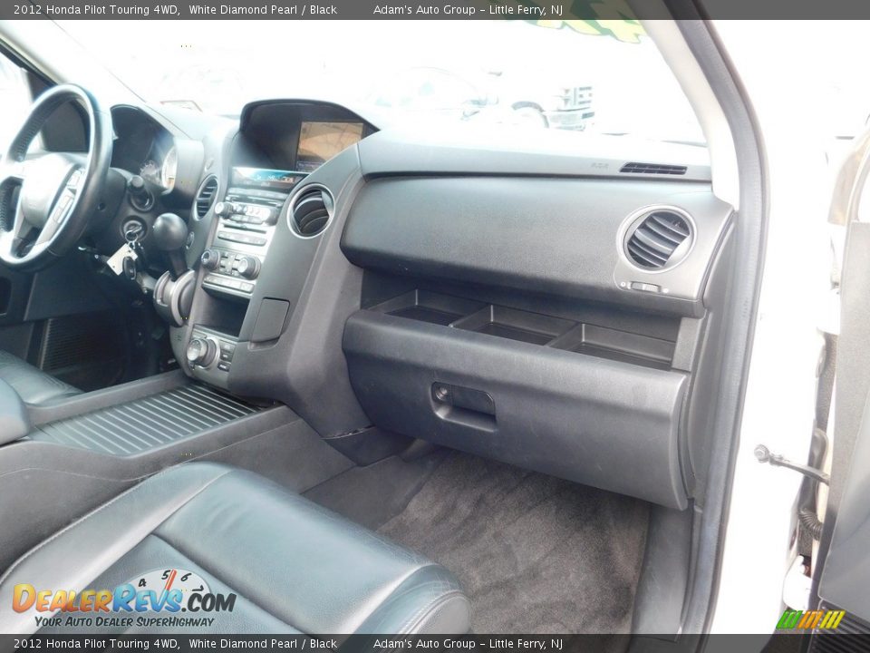2012 Honda Pilot Touring 4WD White Diamond Pearl / Black Photo #24