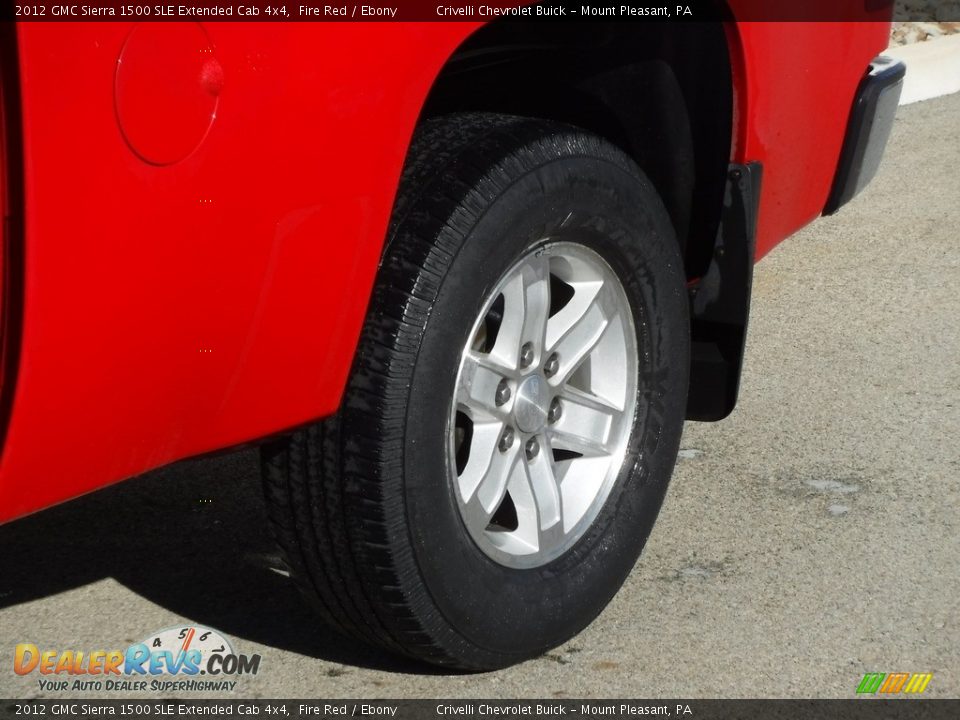 2012 GMC Sierra 1500 SLE Extended Cab 4x4 Fire Red / Ebony Photo #3