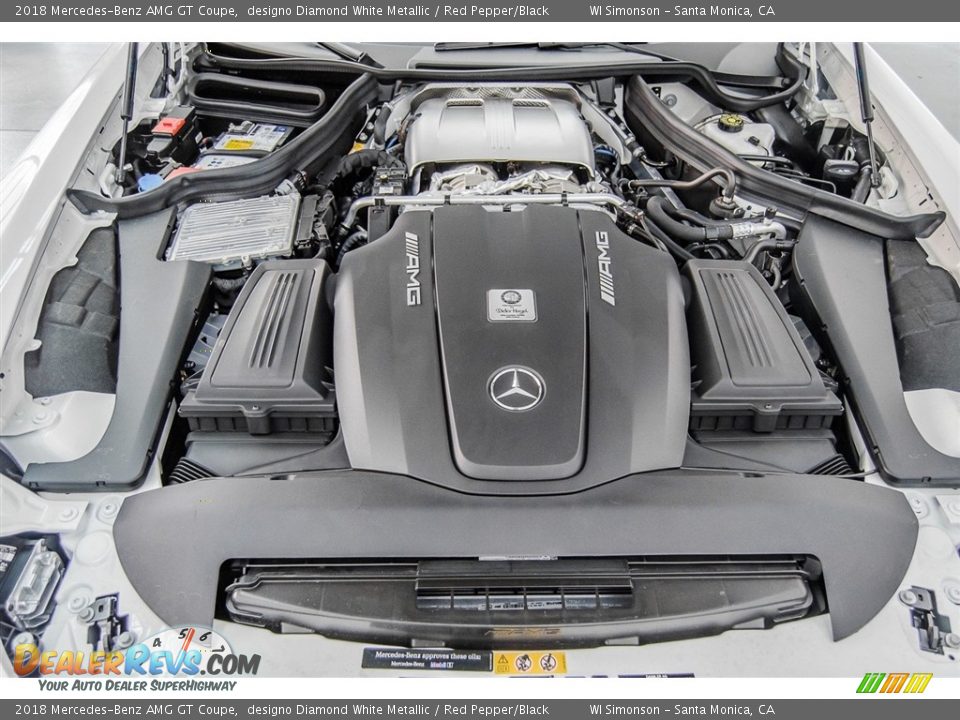 2018 Mercedes-Benz AMG GT Coupe 4.0 Liter AMG Twin-Turbocharged DOHC 32-Valve VVT V8 Engine Photo #8