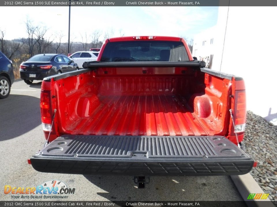 2012 GMC Sierra 1500 SLE Extended Cab 4x4 Fire Red / Ebony Photo #13