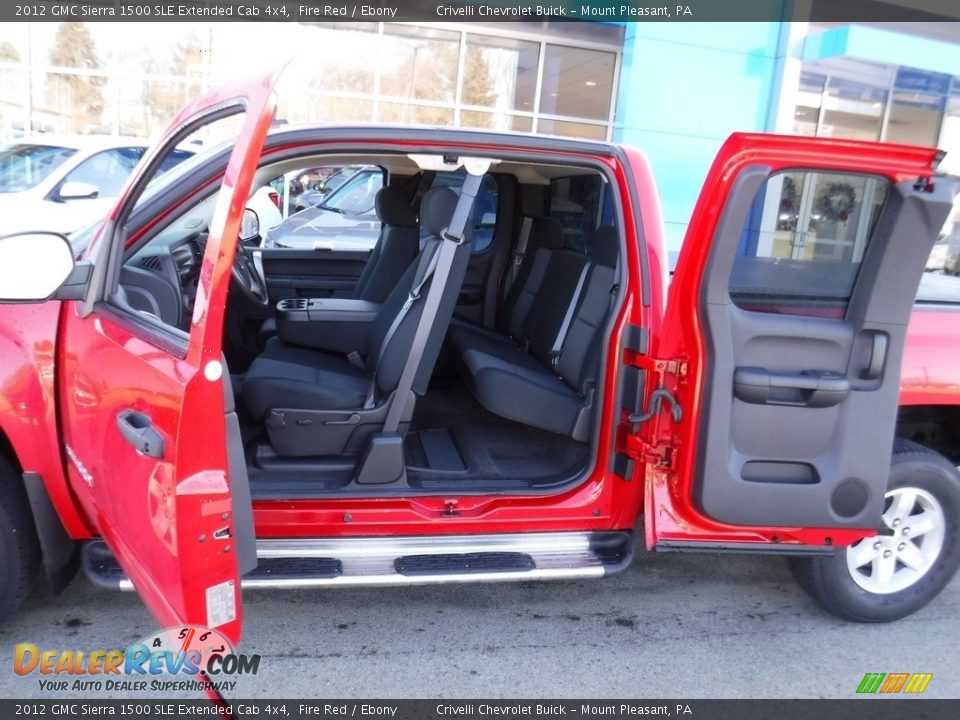 2012 GMC Sierra 1500 SLE Extended Cab 4x4 Fire Red / Ebony Photo #14