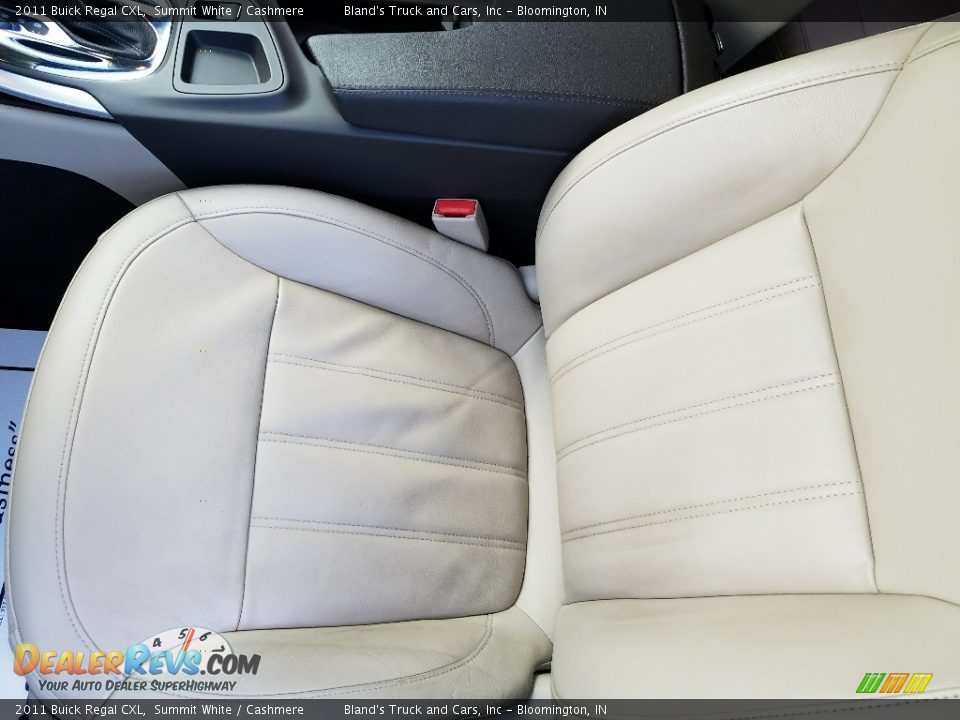 2011 Buick Regal CXL Summit White / Cashmere Photo #14