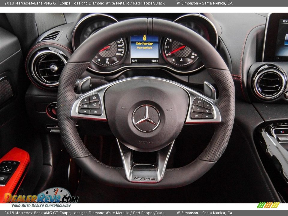 2018 Mercedes-Benz AMG GT Coupe Steering Wheel Photo #25