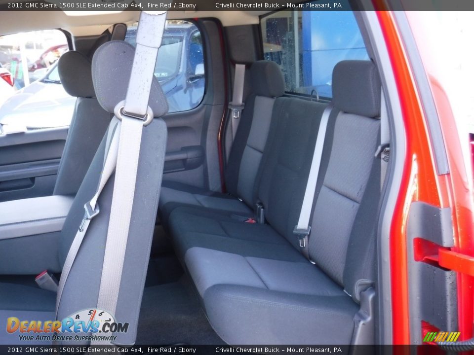 2012 GMC Sierra 1500 SLE Extended Cab 4x4 Fire Red / Ebony Photo #30