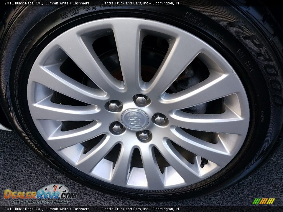 2011 Buick Regal CXL Summit White / Cashmere Photo #34