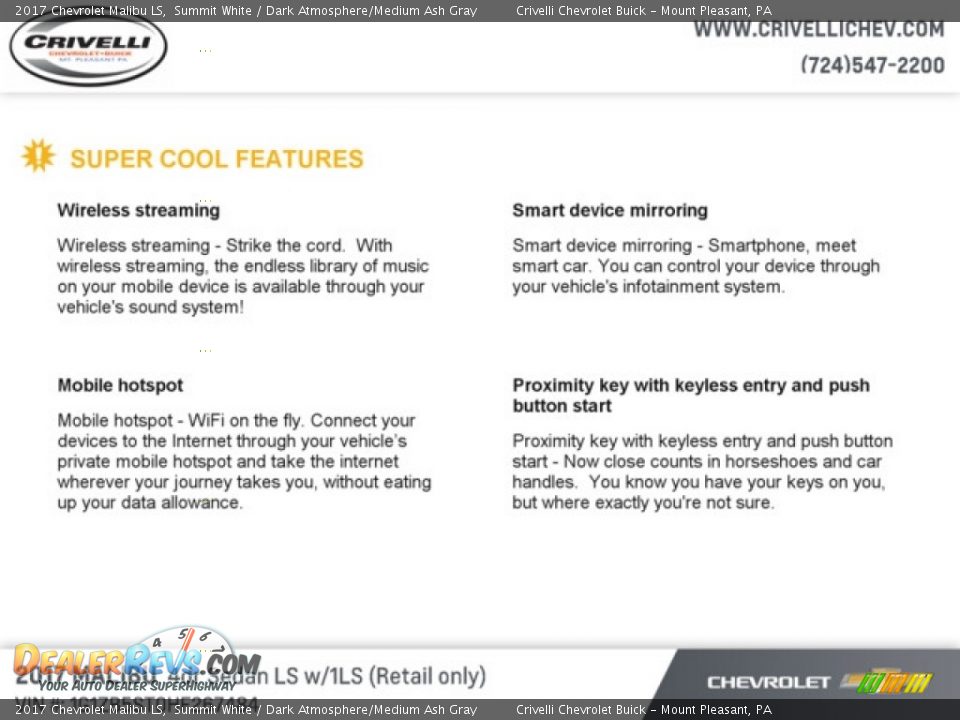 2017 Chevrolet Malibu LS Summit White / Dark Atmosphere/Medium Ash Gray Photo #9