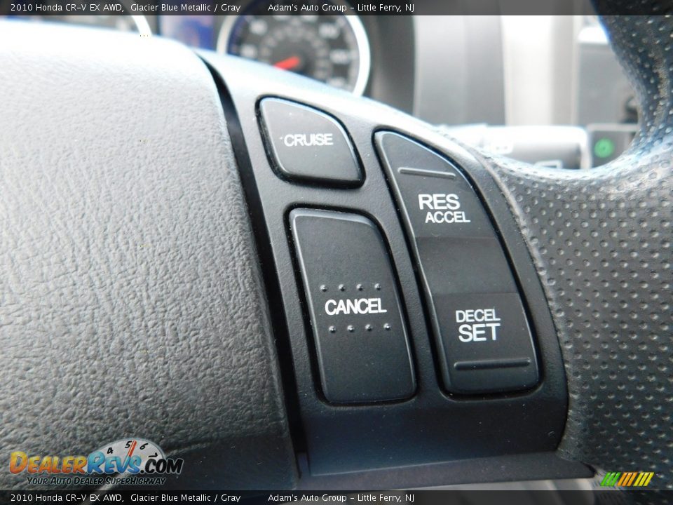 2010 Honda CR-V EX AWD Glacier Blue Metallic / Gray Photo #15