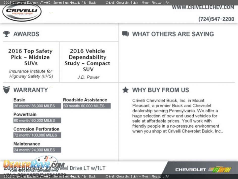 2018 Chevrolet Equinox LT AWD Storm Blue Metallic / Jet Black Photo #9