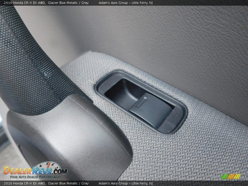 2010 Honda CR-V EX AWD Glacier Blue Metallic / Gray Photo #28