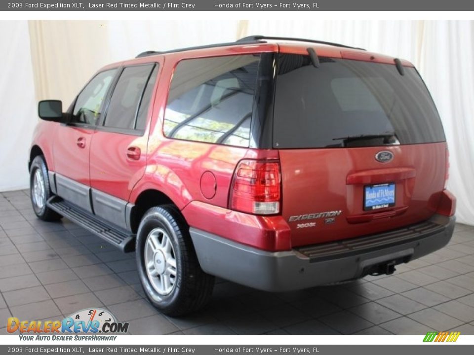 2003 Ford Expedition XLT Laser Red Tinted Metallic / Flint Grey Photo #6