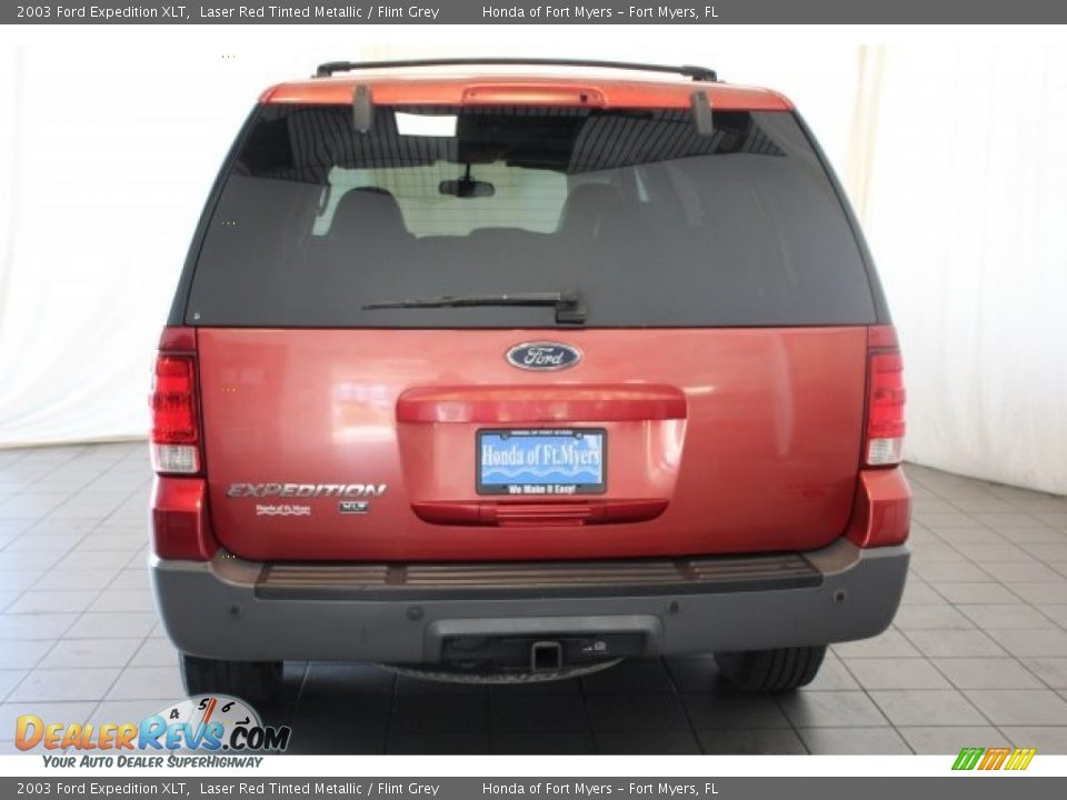 2003 Ford Expedition XLT Laser Red Tinted Metallic / Flint Grey Photo #7