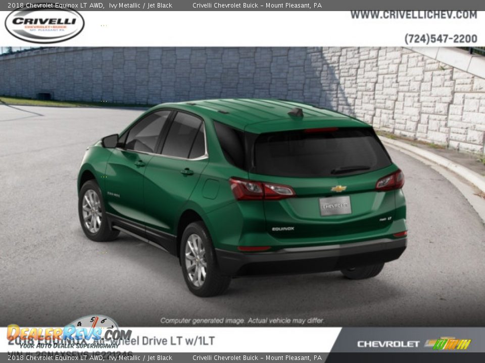2018 Chevrolet Equinox LT AWD Ivy Metallic / Jet Black Photo #3