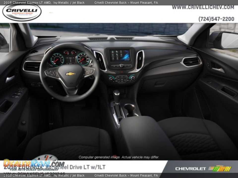 2018 Chevrolet Equinox LT AWD Ivy Metallic / Jet Black Photo #5