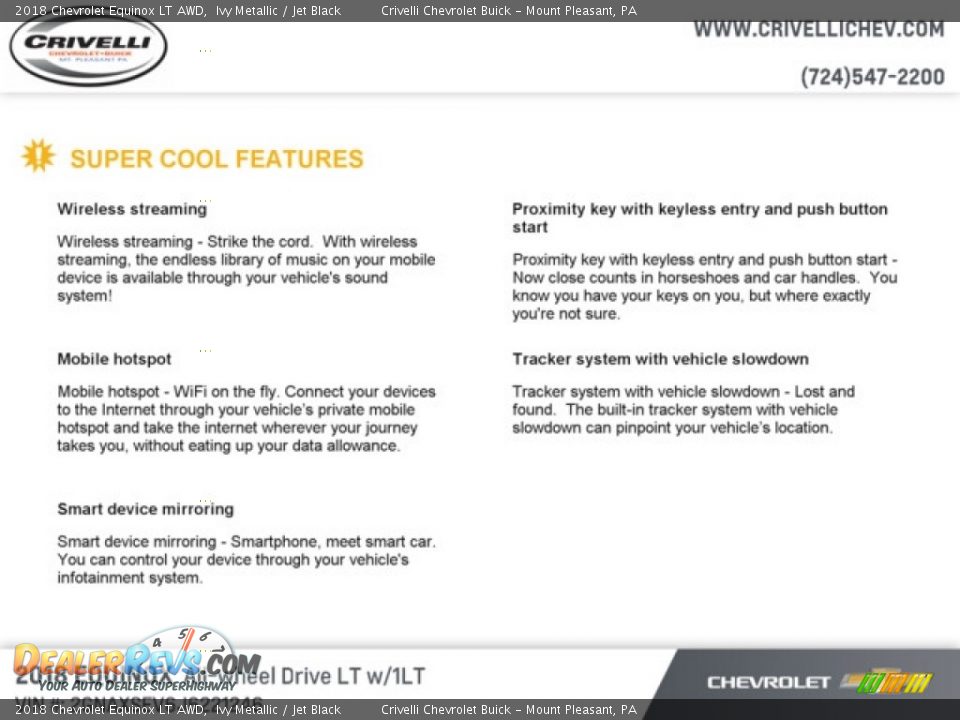 2018 Chevrolet Equinox LT AWD Ivy Metallic / Jet Black Photo #7
