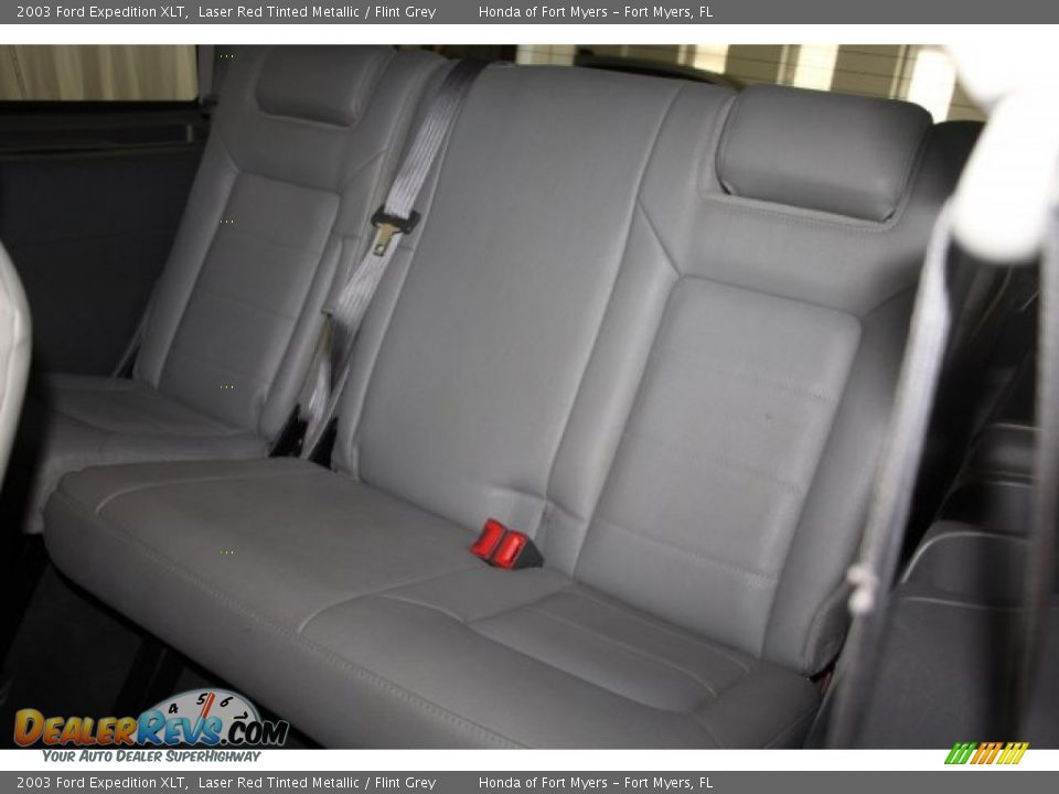 2003 Ford Expedition XLT Laser Red Tinted Metallic / Flint Grey Photo #23