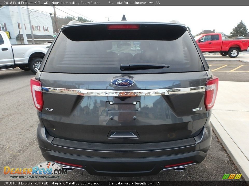 2018 Ford Explorer XLT 4WD Magnetic Metallic / Ebony Black Photo #6