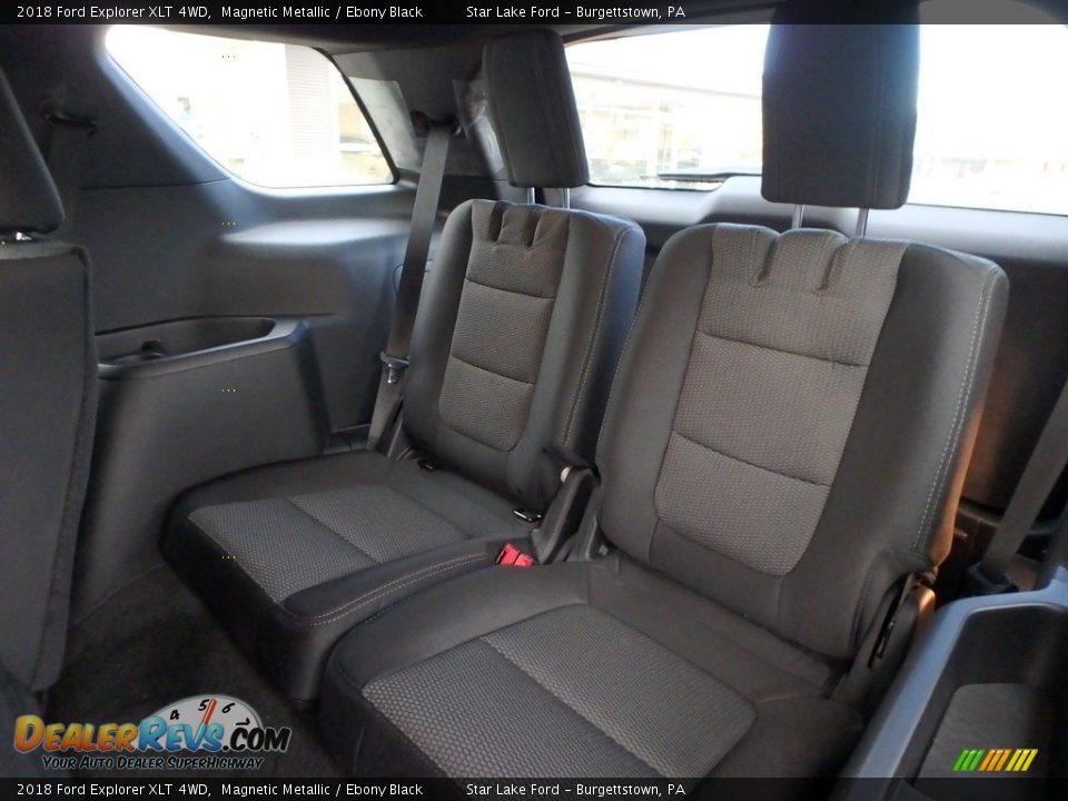 Rear Seat of 2018 Ford Explorer XLT 4WD Photo #12